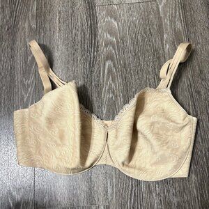 Soma Enticing Lift Unlined Balconette Bra 36G Underwire Full Coverage Nude